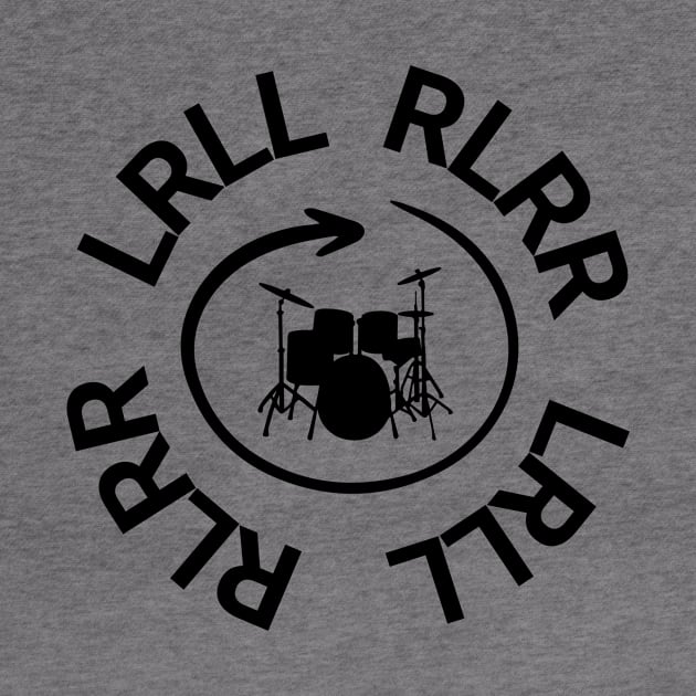 Paradiddle: RLRR LRLL Drum Rudiment Enthusiast by Spark of Geniuz